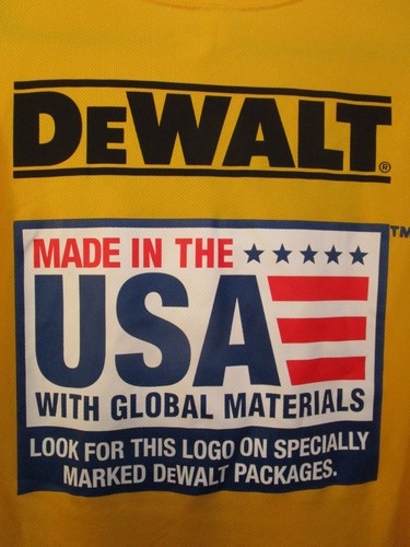 Dewalt tools made the usa - in,